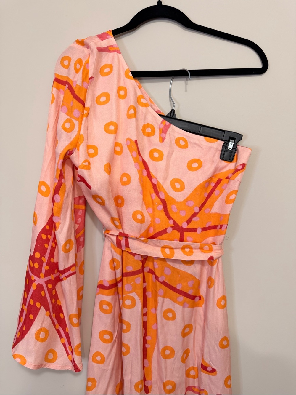 FARM Rio Anthropologie One-Shoulder Starfish Maxi Dress - Size M- EUC - Picture 5 of 6